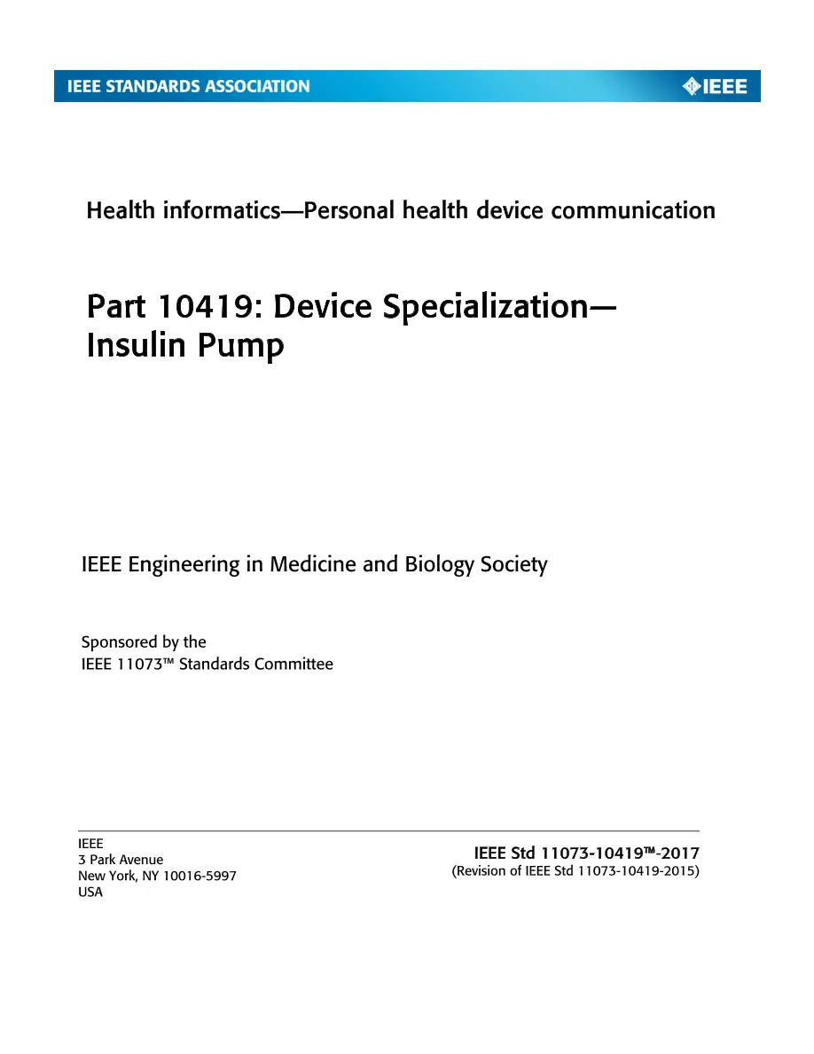 IEEE 11073-10419-2017 pdf