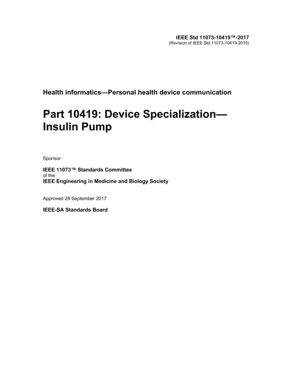 IEEE 11073-10419-2017 pdf