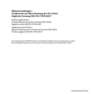 DIN CEN/TR 17039:2018 pdf