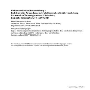 DIN CEN/TR 16690:2018 pdf