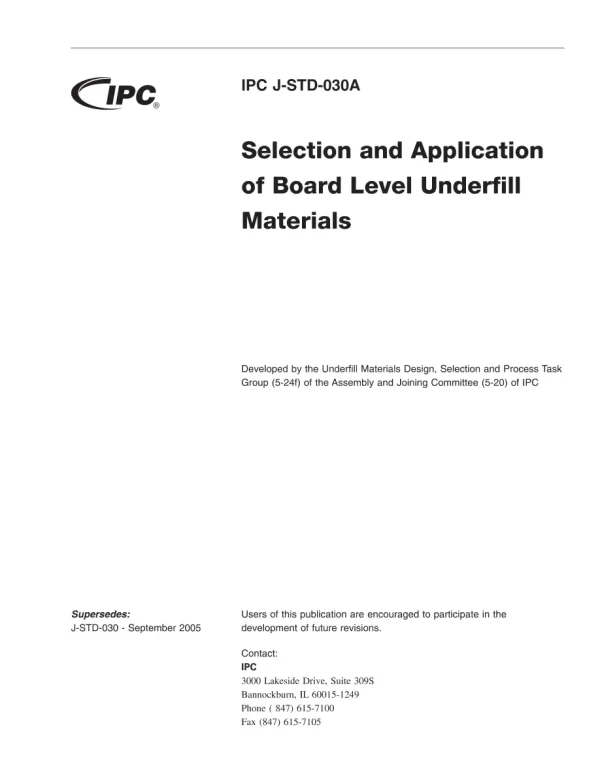 IPC J-STD-030A pdf