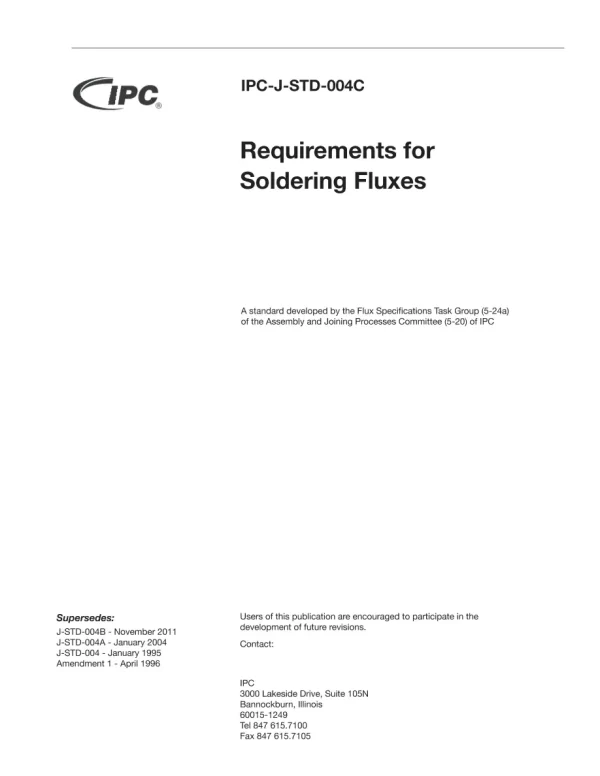 IPC J-STD-004C pdf