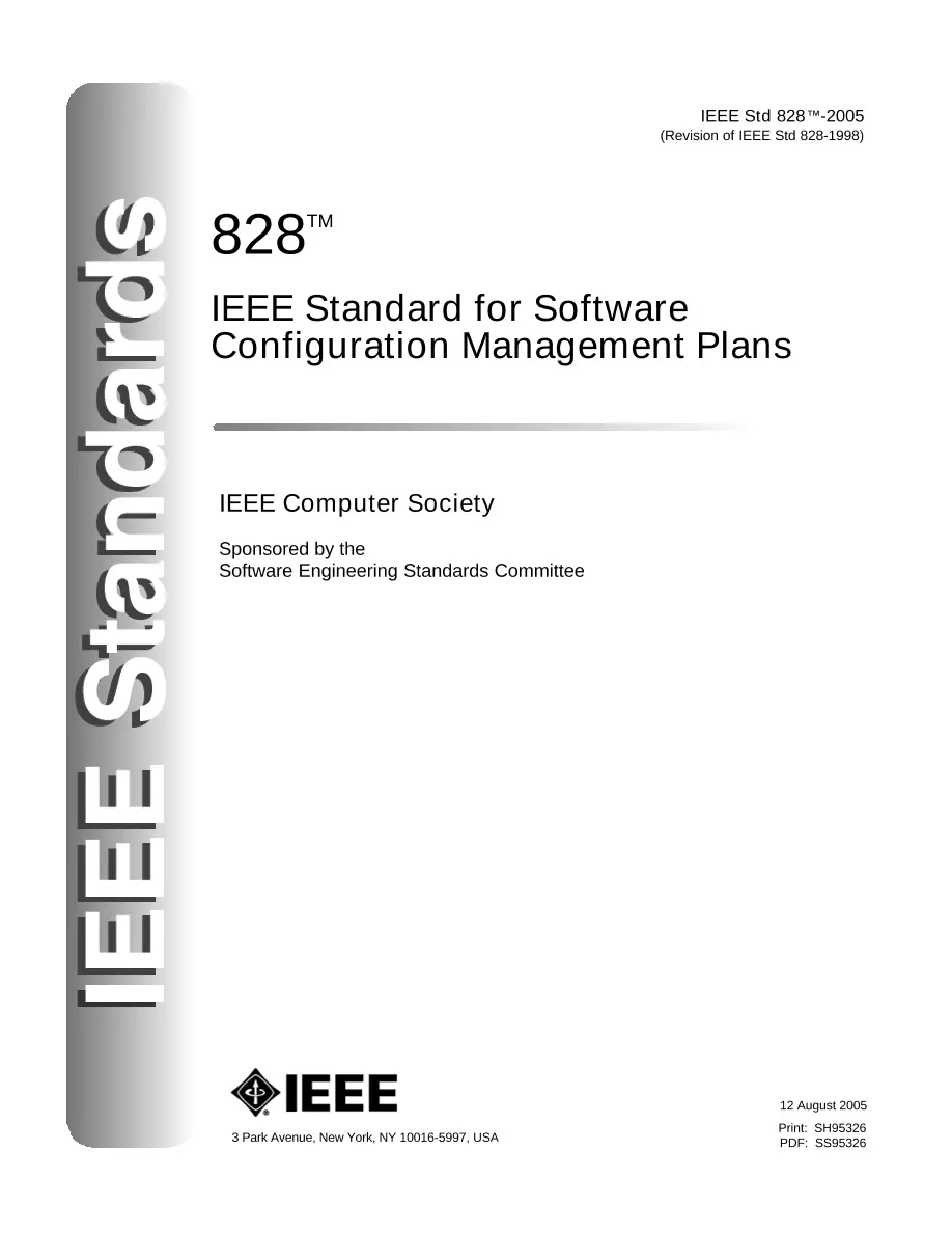 IEEE 828-2005 pdf