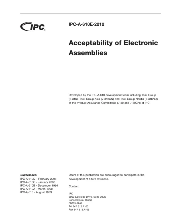 IPC A-610E pdf