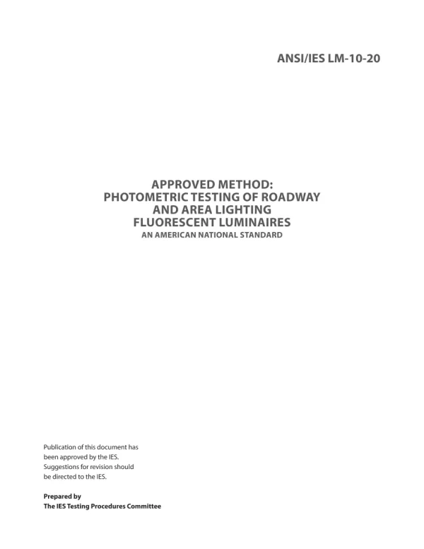 IES LM-10-20 (R2023) pdf