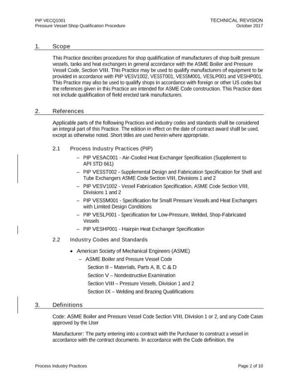 PIP VECQ1001 pdf