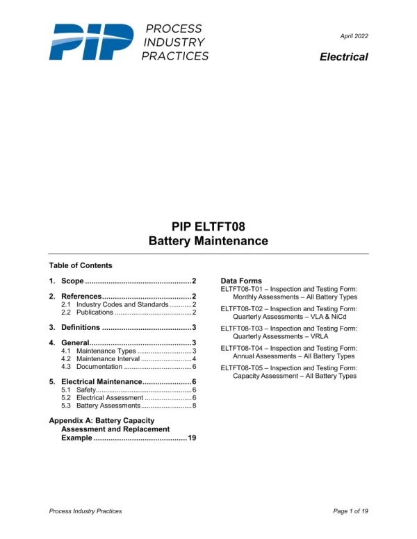 PIP ELTFT08 pdf