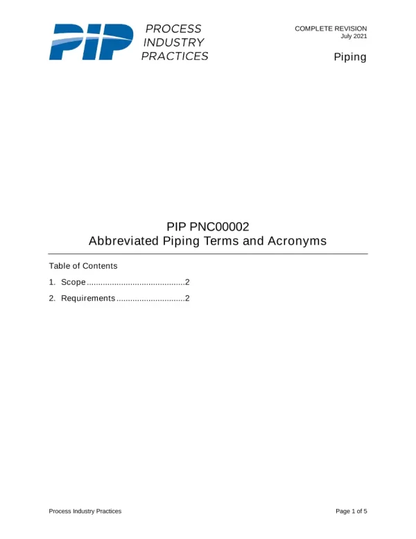 PIP PNC00002 pdf