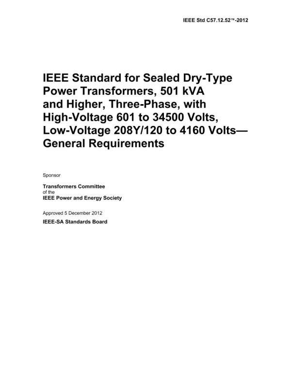 IEEE C57.12.52-2012 pdf