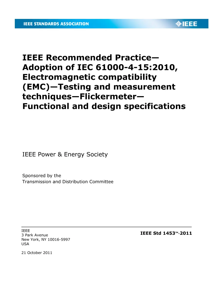 IEEE 1453-2011 pdf