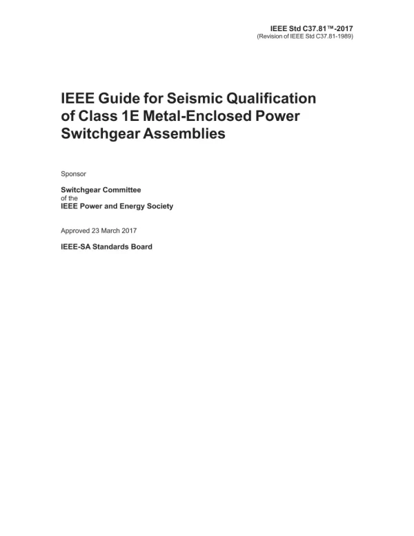 IEEE C37.81-2017 pdf