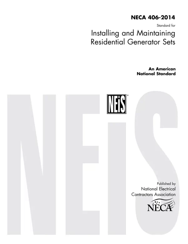 NECA 406-2014 pdf