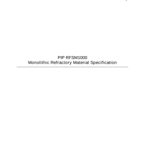 PIP RFSM1000 pdf