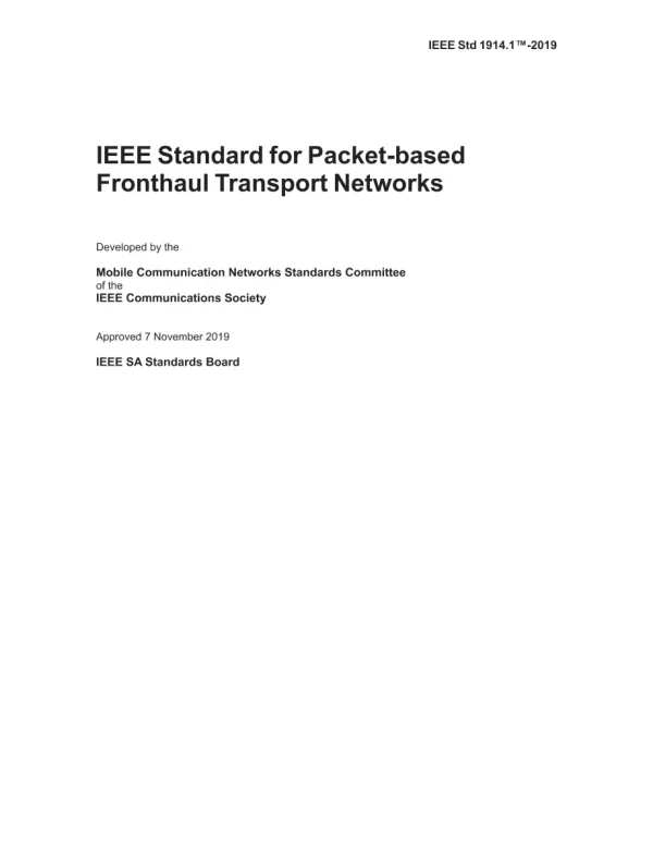 IEEE 1914.1-2019 pdf