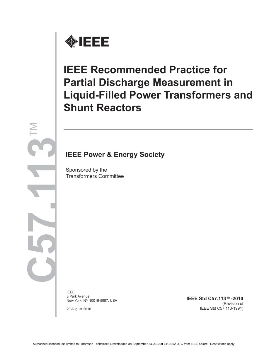 IEEE C57.113-2010 pdf