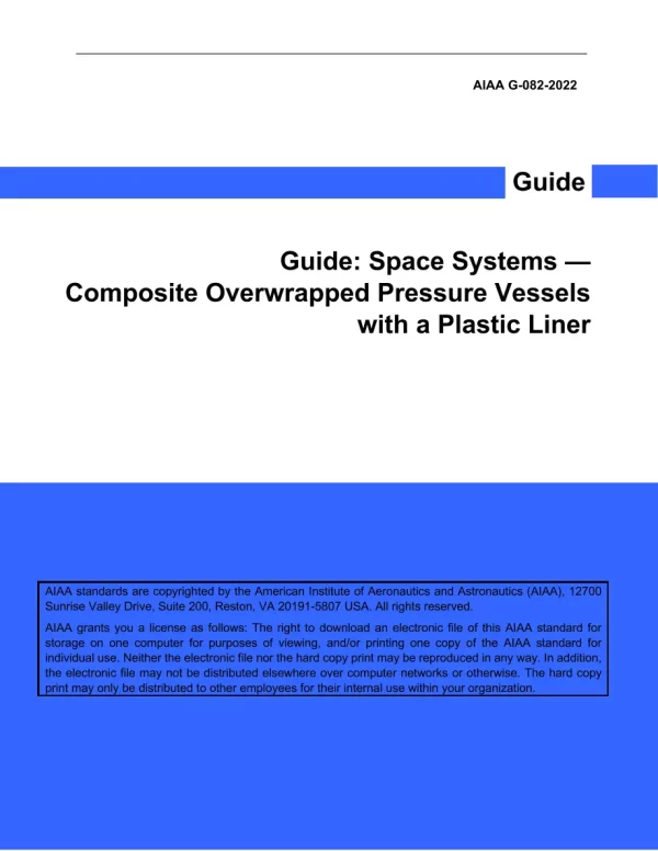 AIAA G-082-2022 pdf