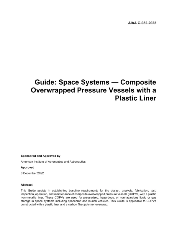 AIAA G-082-2022 pdf