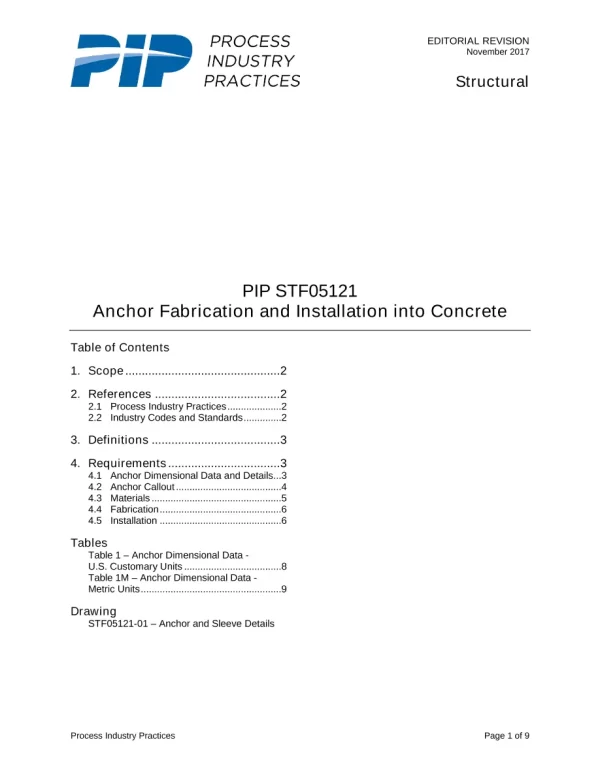 PIP STF05121 pdf