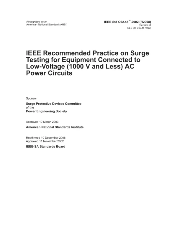 IEEE C62.45-2002 pdf