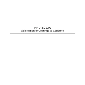 PIP CTSC1000 pdf