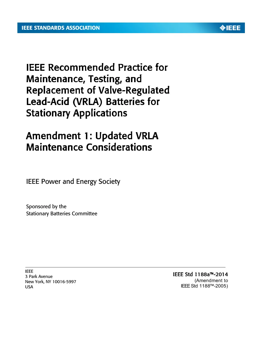 IEEE 1188a-2014 pdf