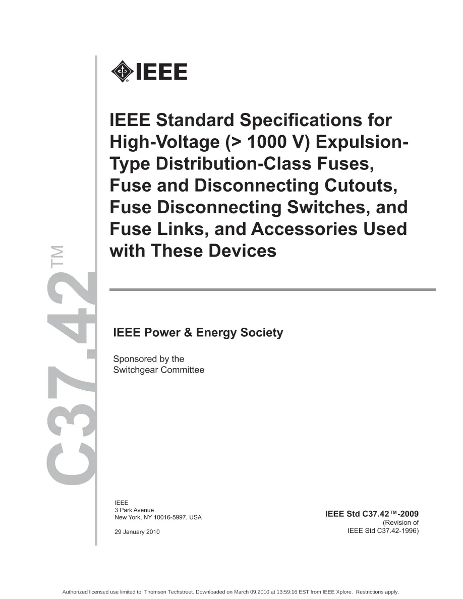 IEEE C37.42-2009 pdf