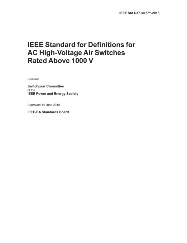 IEEE C37.30.5-2018 pdf