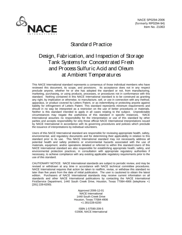 NACE SP0294-2006 pdf