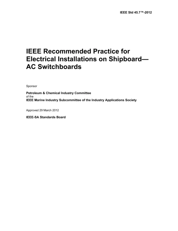 IEEE 45.7-2012 pdf