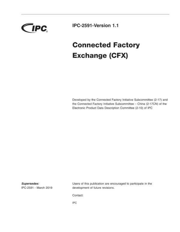 IPC 2591-Version 1.1 pdf