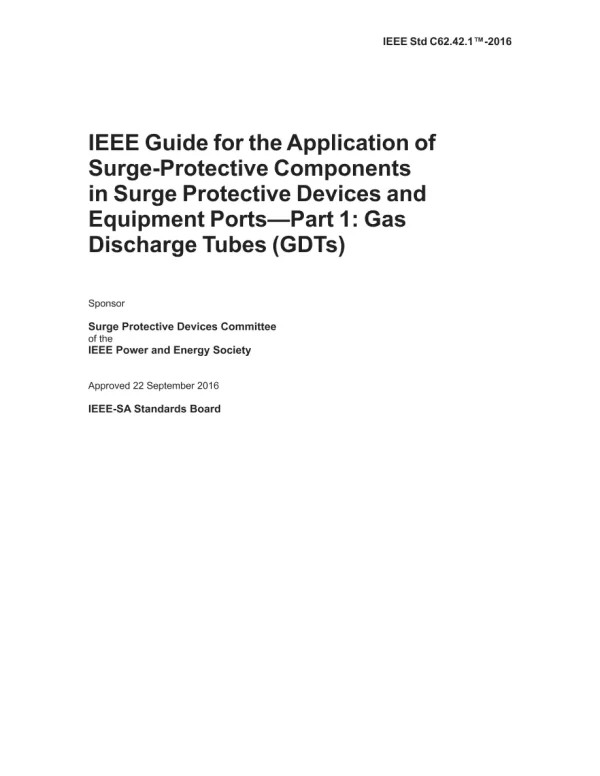 IEEE C62.42.1-2016 pdf