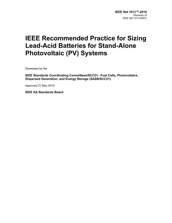 IEEE 1013-2019 pdf