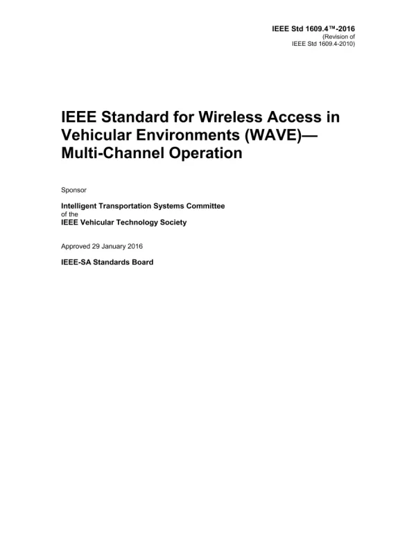 IEEE 1609.4-2016 pdf