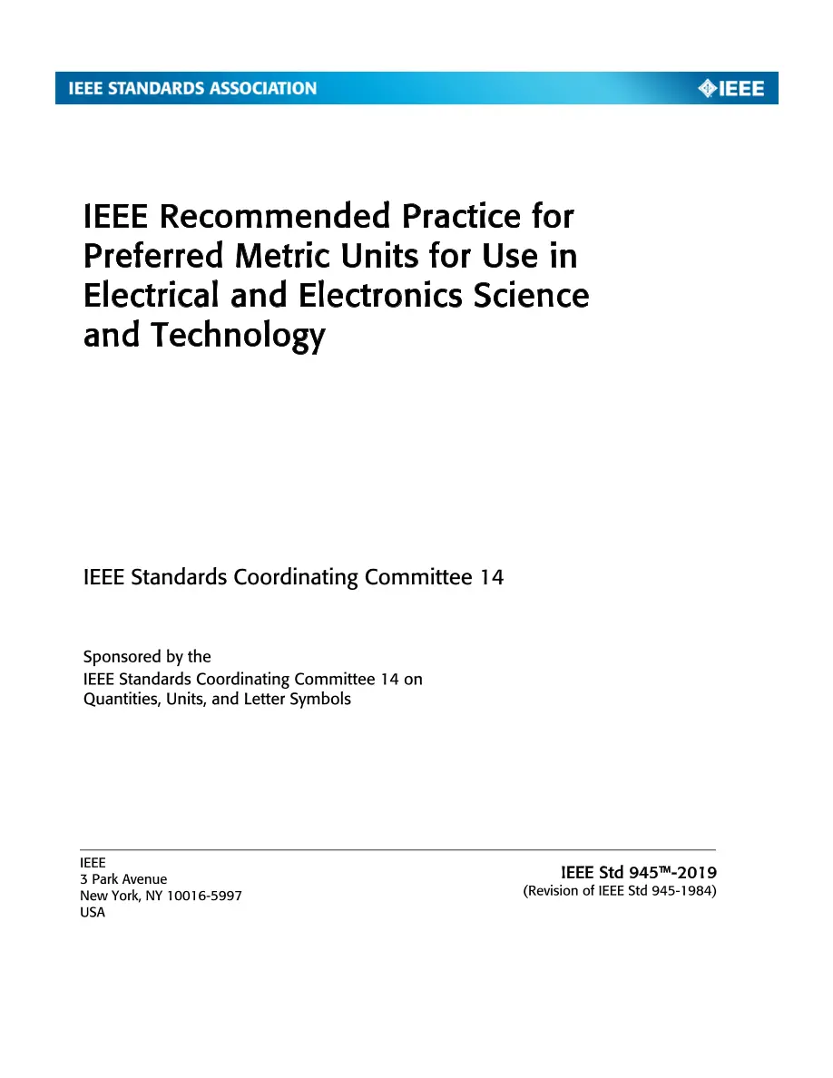 IEEE 945-2019 pdf