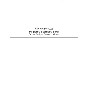 PIP PHSMV029 pdf