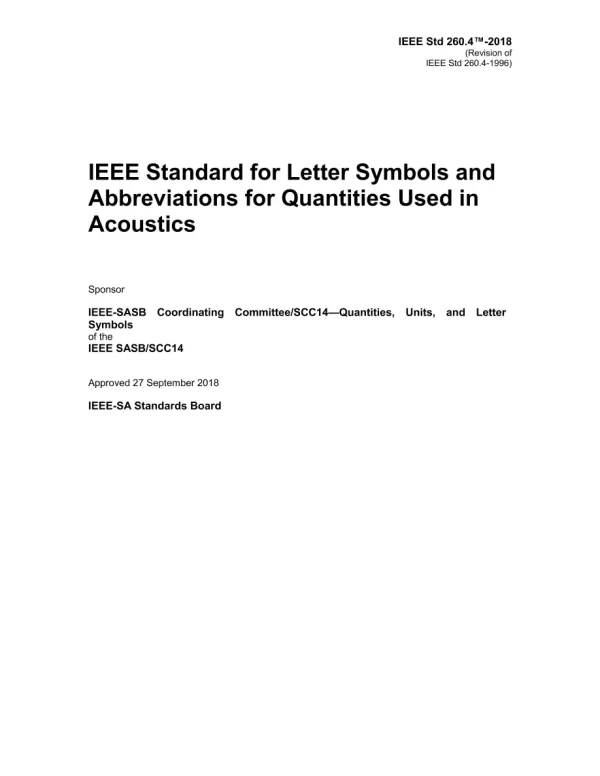 IEEE 260.4-2018 pdf