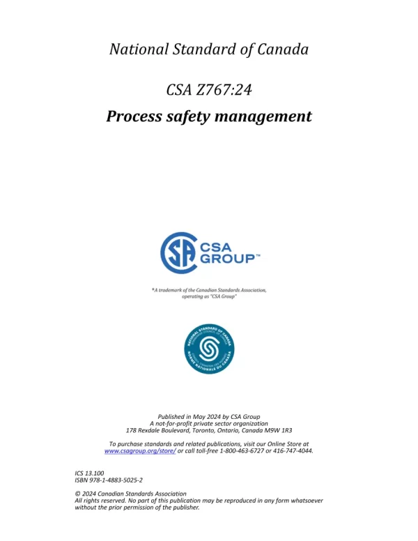 CSA Z767:24 pdf