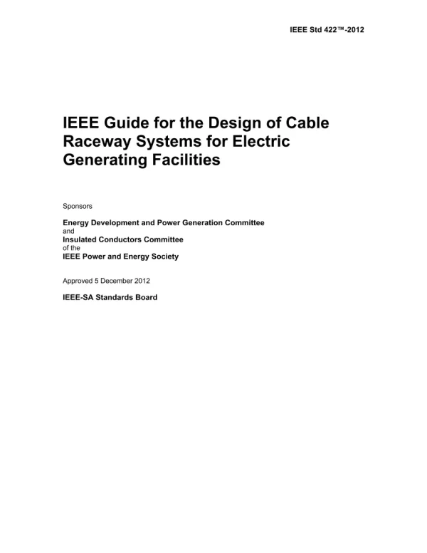 IEEE 422-2012 pdf