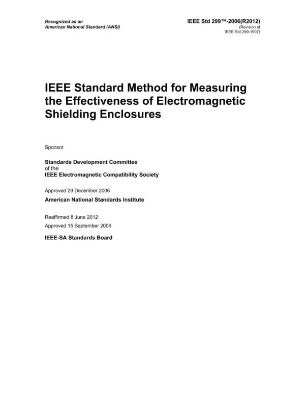 IEEE 299-2006 pdf