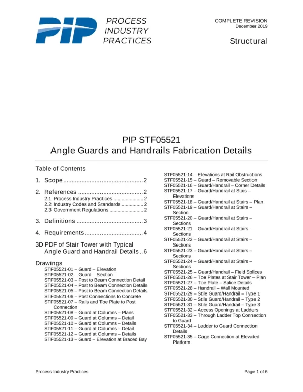 PIP STF05521 pdf