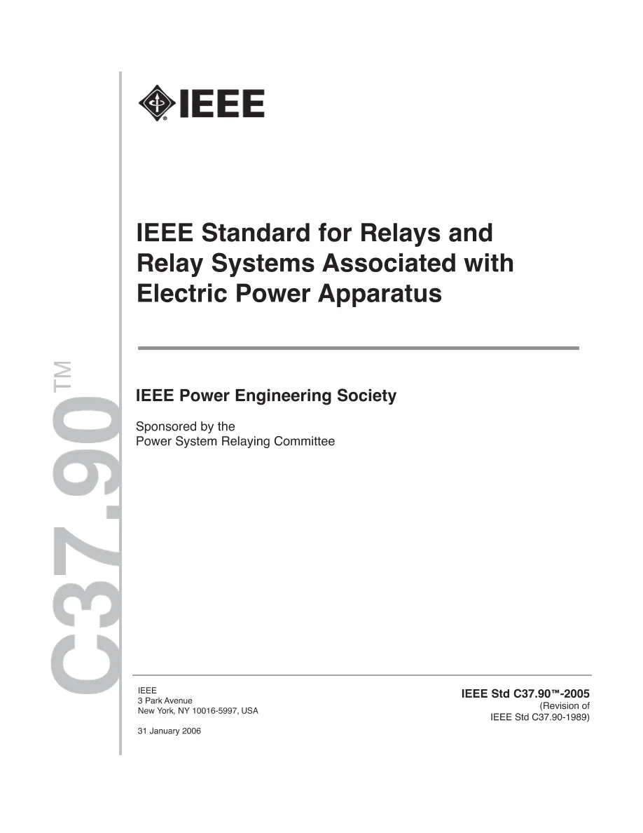 IEEE C37.90-2005 pdf