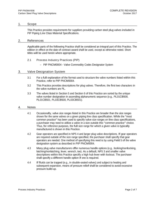 PIP PNSMV008 pdf