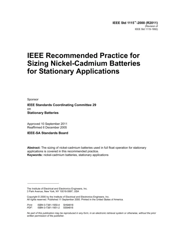 IEEE 1115-2000 pdf