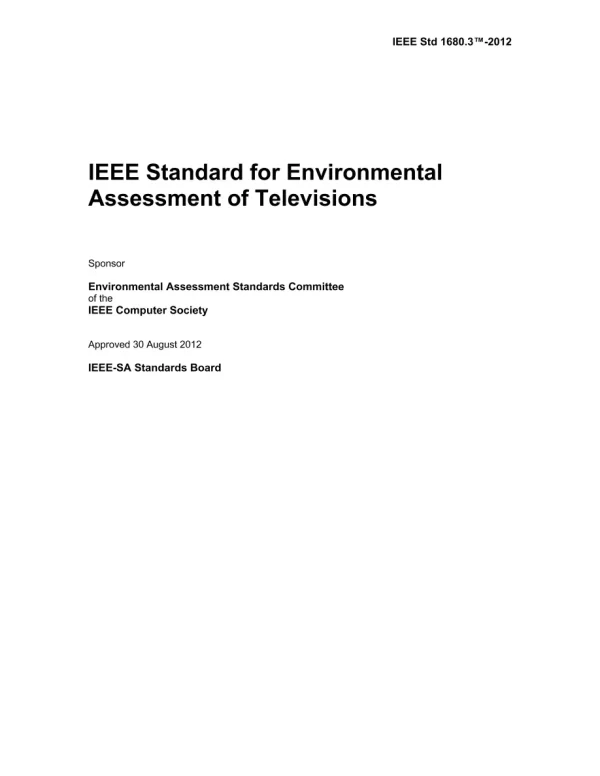 IEEE 1680.3-2012 pdf