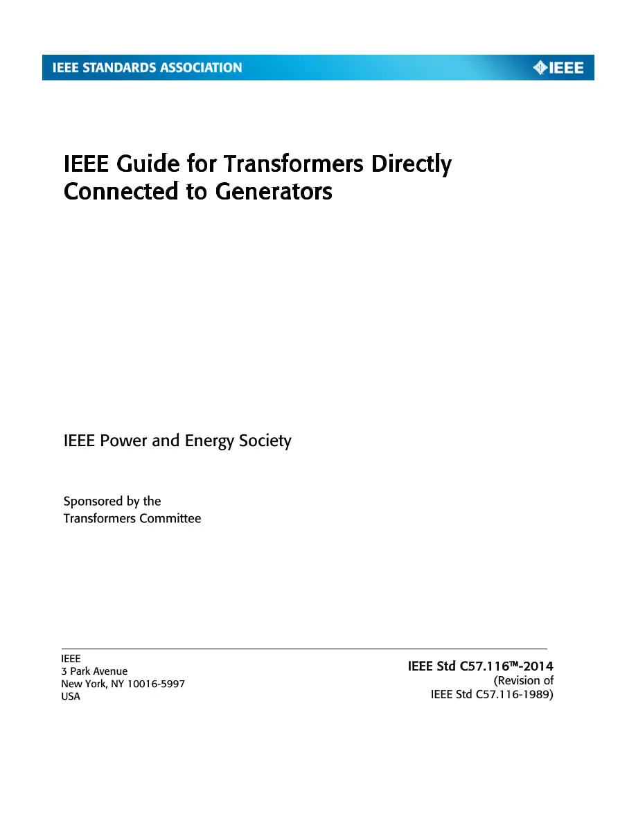 IEEE C57.116-2014 pdf