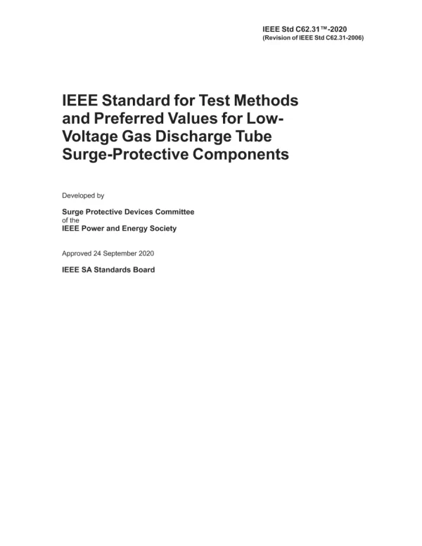 IEEE C62.31-2020 pdf