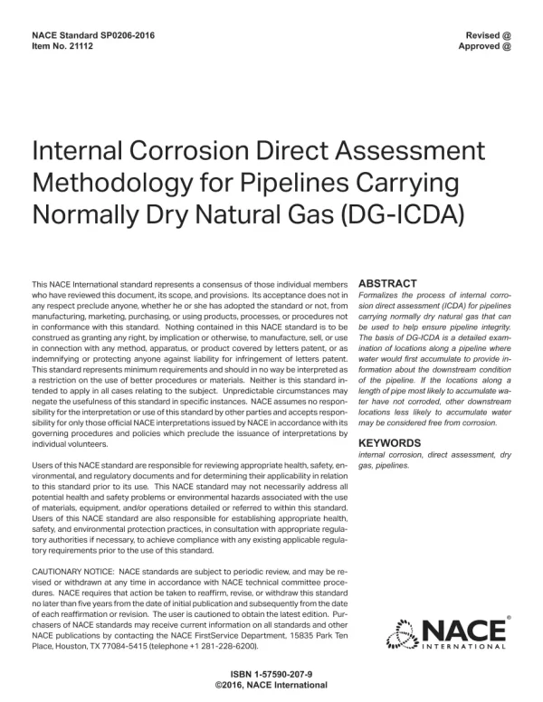 NACE SP0206-2016 pdf