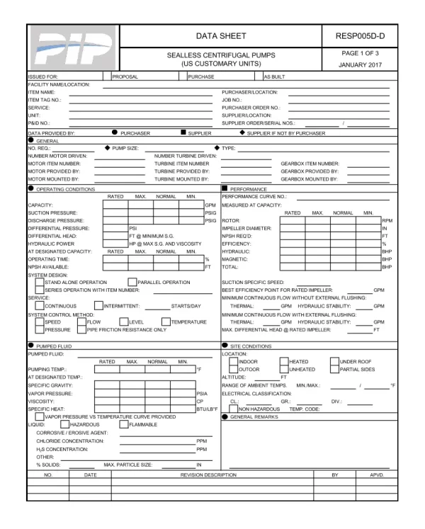 PIP RESP005D EEDS pdf