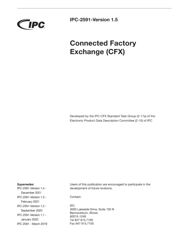 IPC 2591-Version 1.5 pdf