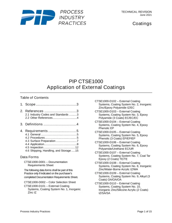 PIP CTSE1000 pdf